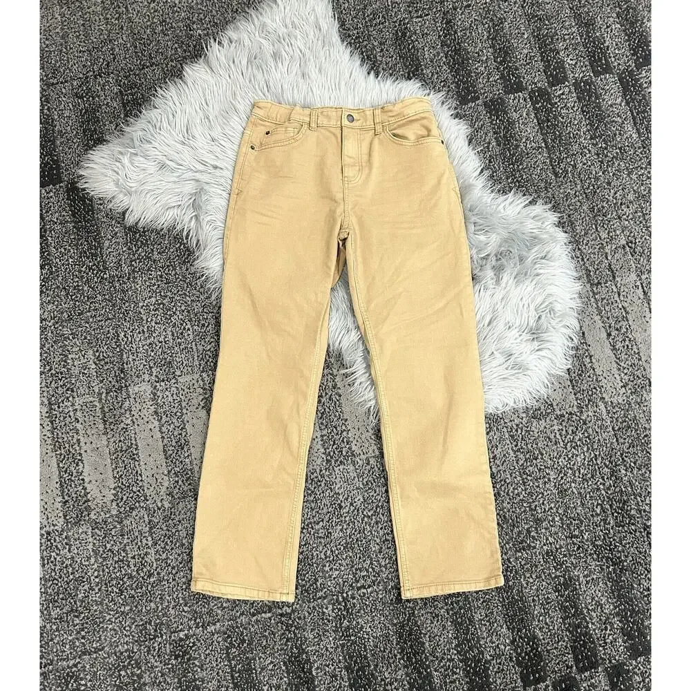 Cat & Jack Stretch Straight Fit Khaki Wash Size 16 Adjustable Waist NWOT‎